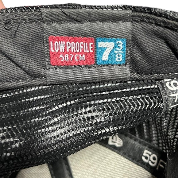 Dodgers Game Over Vintage New Era 59 Fifty Breathable Mesh Cap Adult Size 7 3/8 - Picture 9 of 11